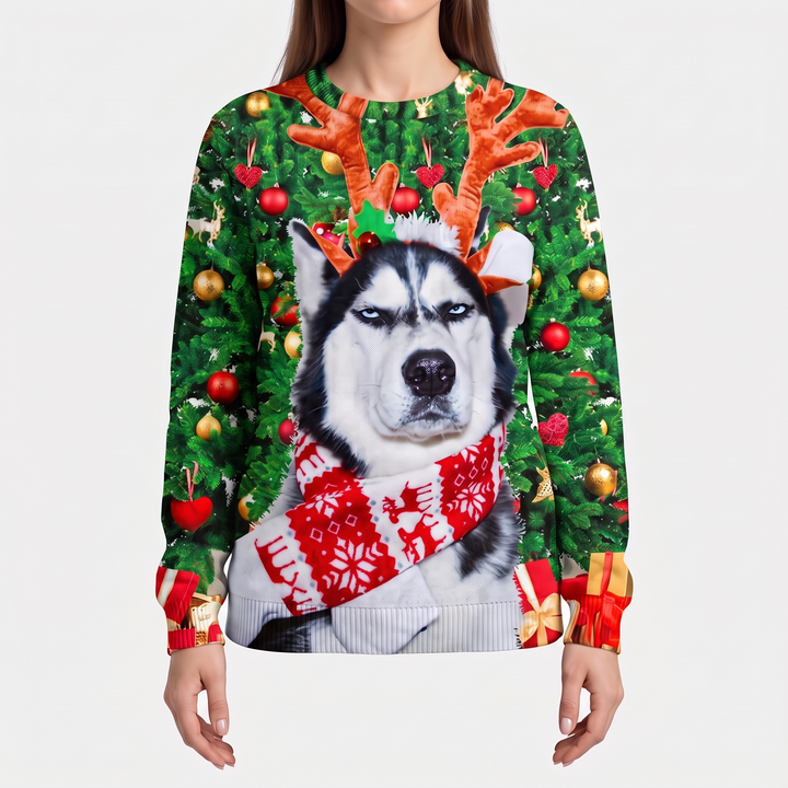 Green Husky Festive