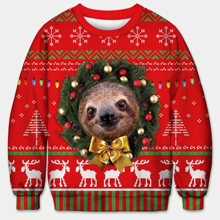 Red Sloth Wreath