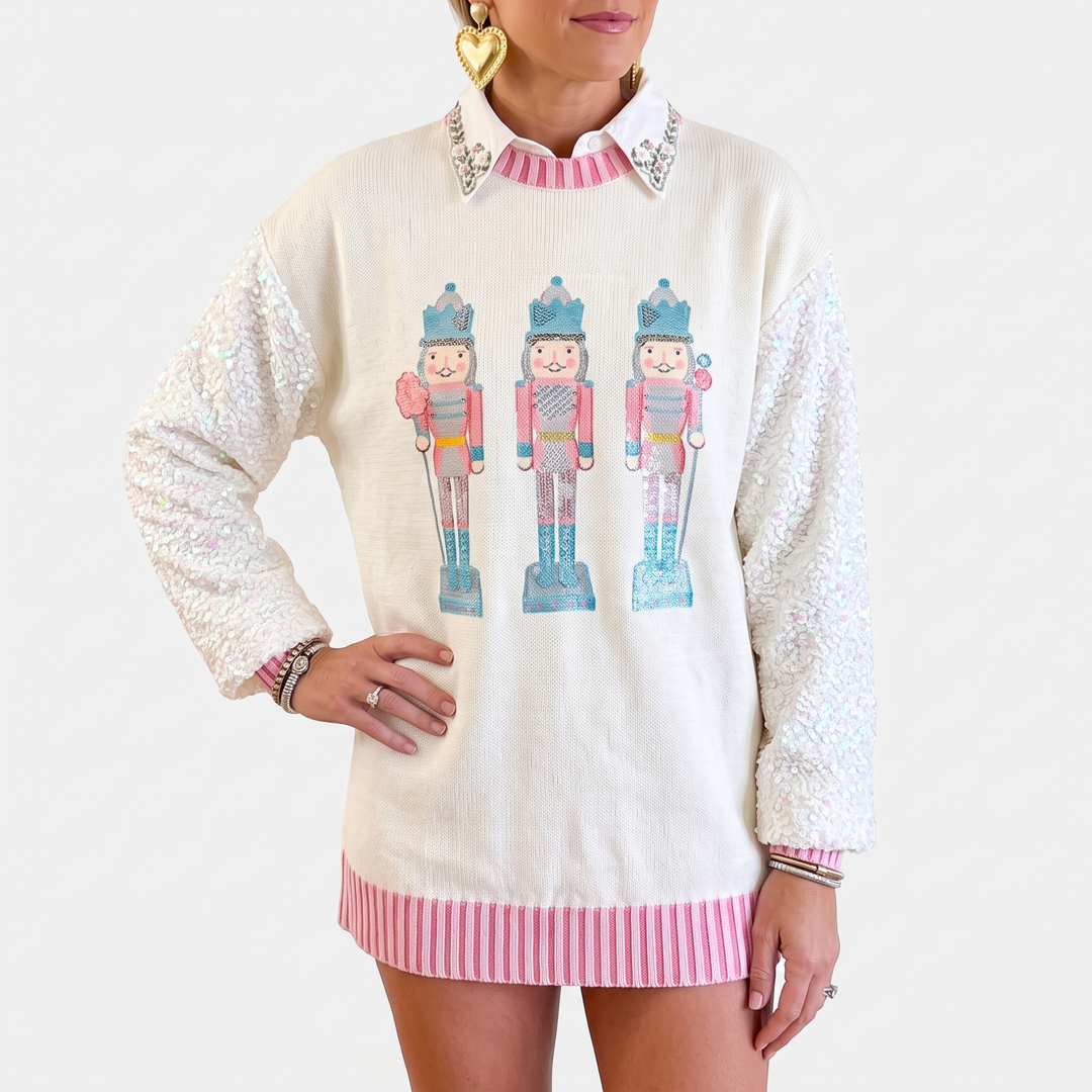 White Nutcracker Print