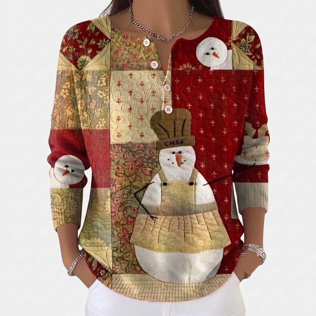 Red Cream Snowmen