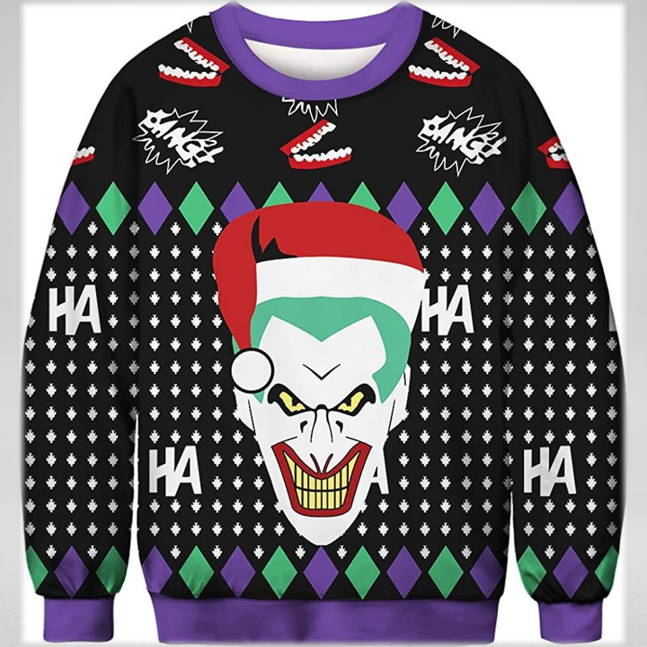 Black Purple Clown Laugh