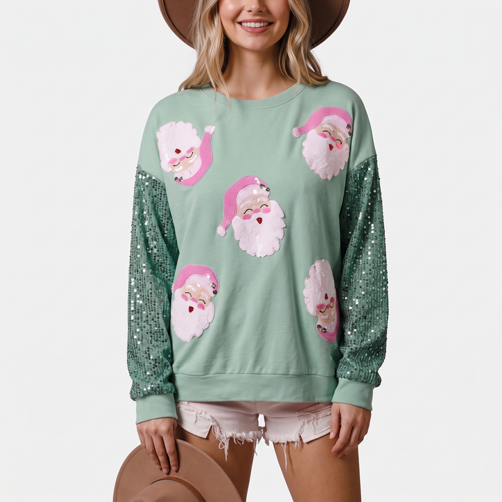 Sage Santa Print