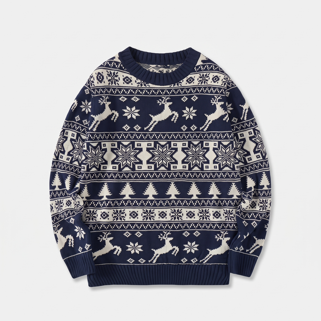 Navy Reindeer Nordic
