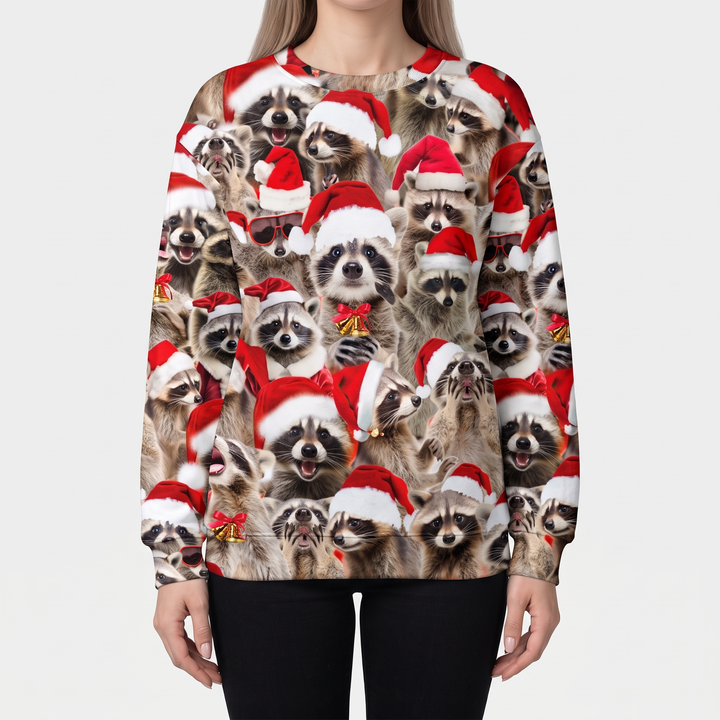 Red Raccoon Santa