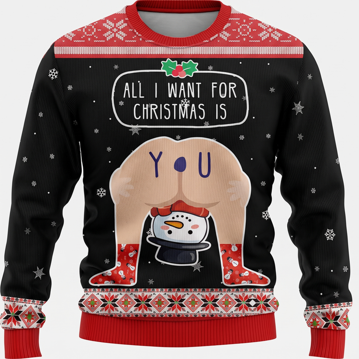 Black Cheeky Snowman