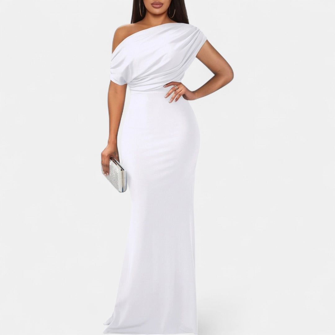 ROSELYN | Elegant Off-Shoulder Bodycon Evening Gown