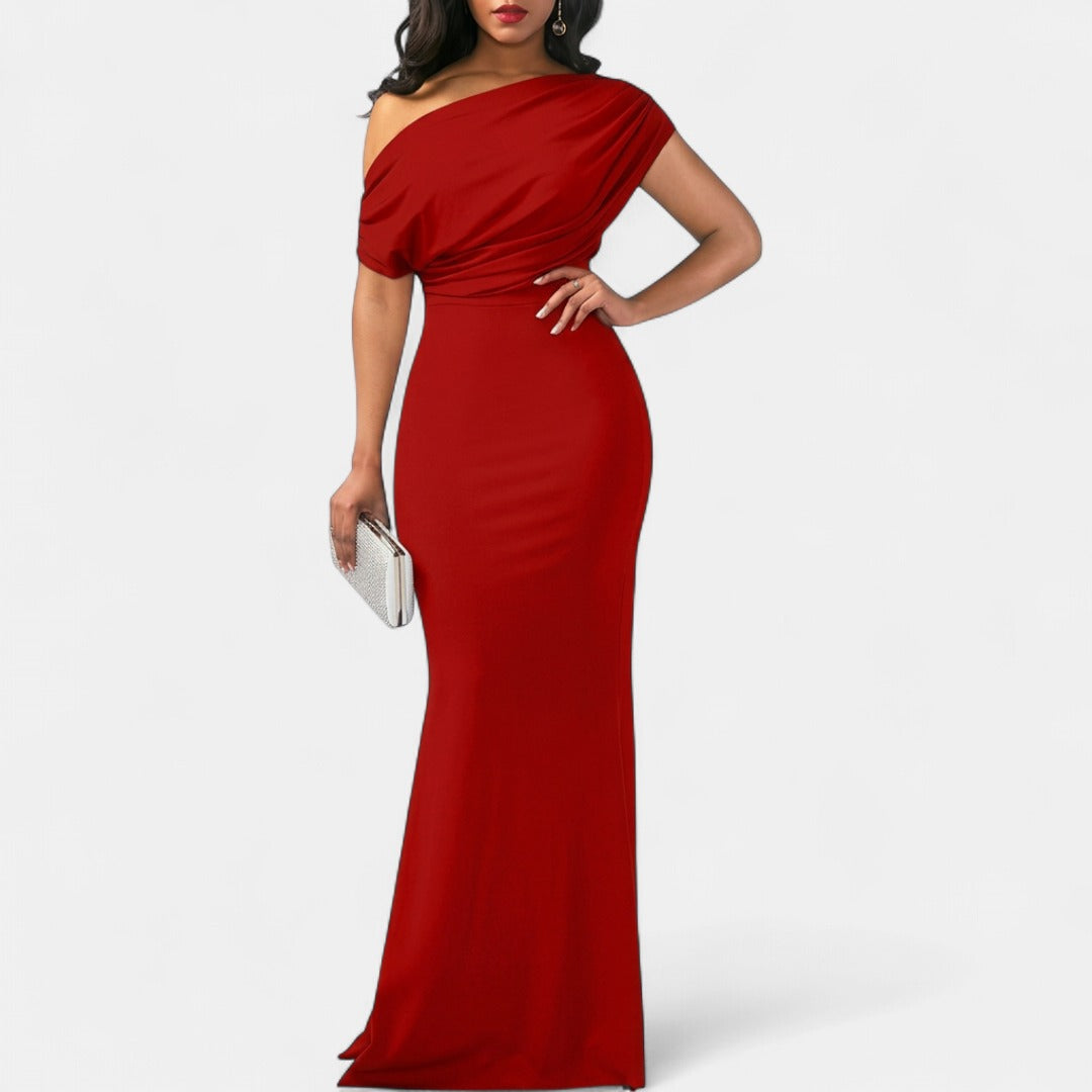 ROSELYN | Elegant Off-Shoulder Bodycon Evening Gown