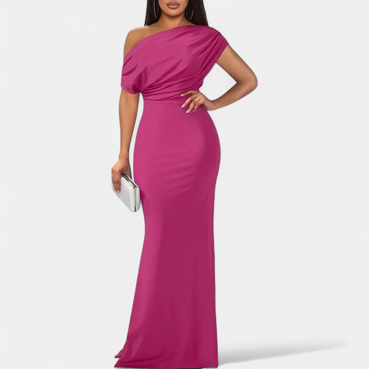 ROSELYN | Elegant Off-Shoulder Bodycon Evening Gown