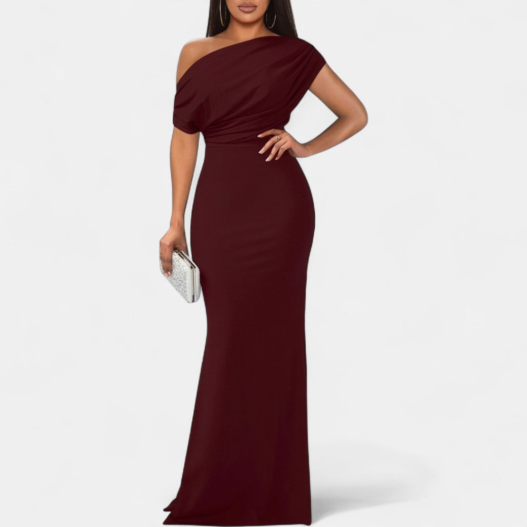 ROSELYN | Elegant Off-Shoulder Bodycon Evening Gown