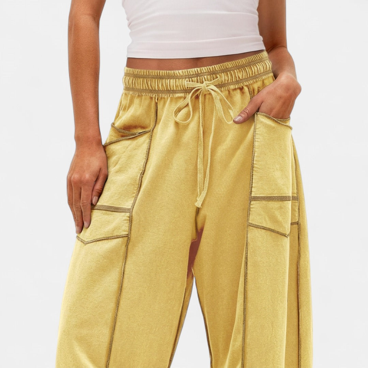 RYZA | Baggy Wide Leg Joggers with Cozy Fleece Lining
