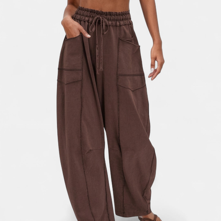 RYZA | Baggy Wide Leg Joggers with Cozy Fleece Lining
