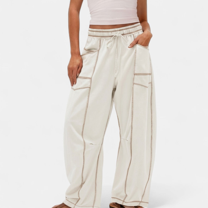 RYZA | Baggy Wide Leg Joggers with Cozy Fleece Lining