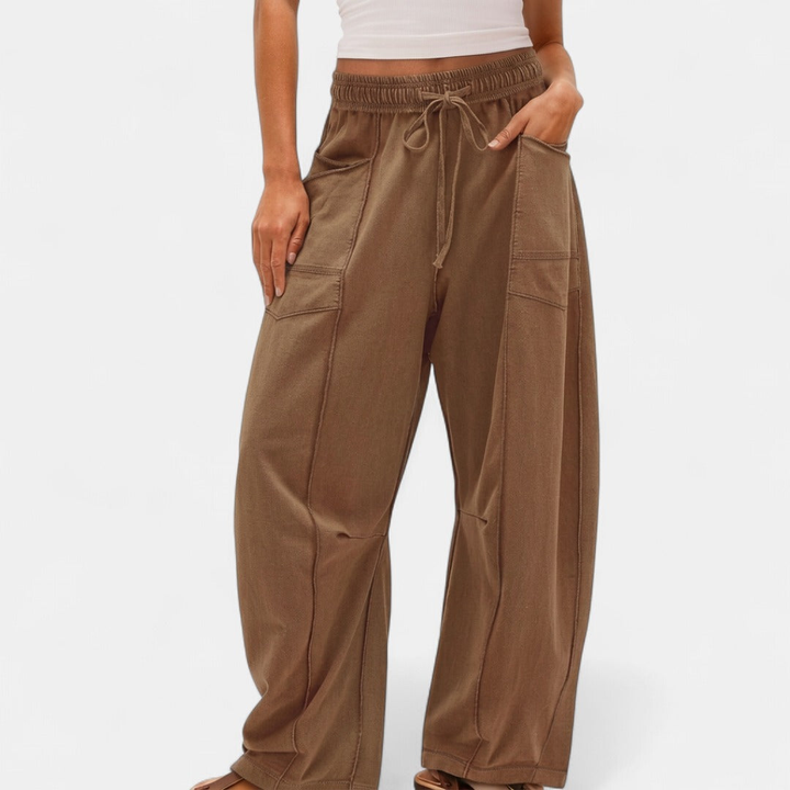 RYZA | Baggy Wide Leg Joggers with Cozy Fleece Lining