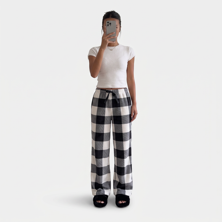 Black White Plaid