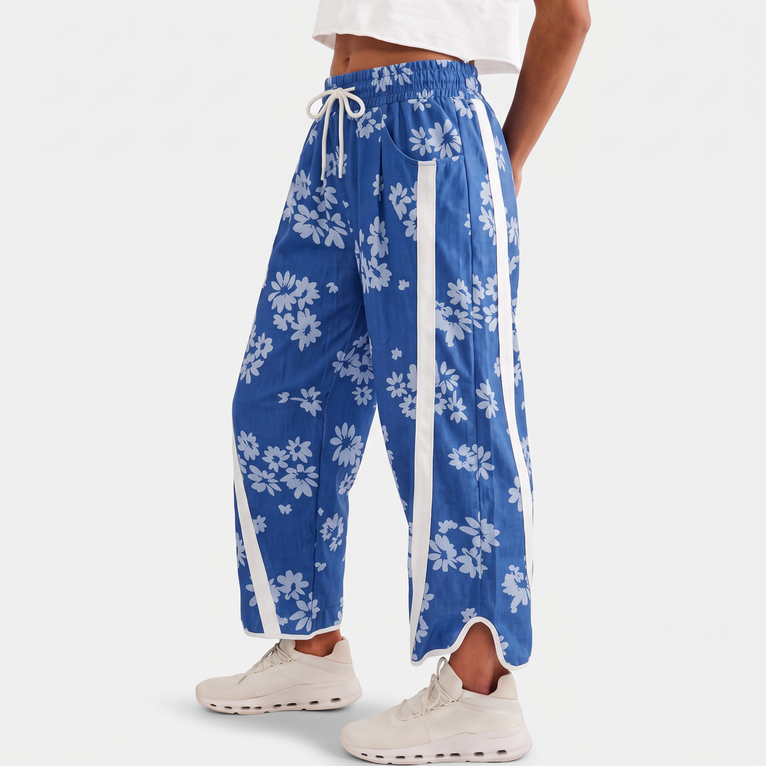 Blue Floral Print