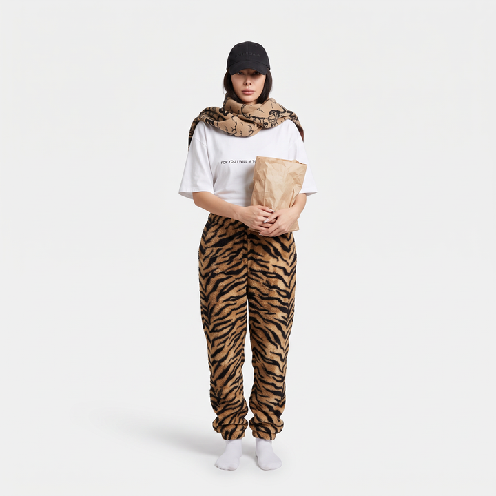 Brown Tiger Print