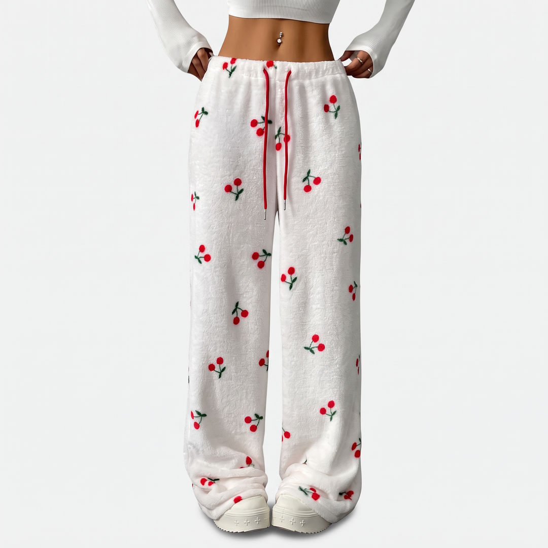 White Cherry Print