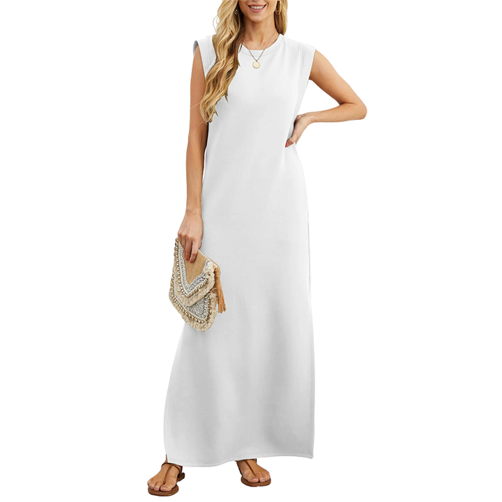 RIANE™ – Classic Loose Sleeveless Beach Maxi Dress