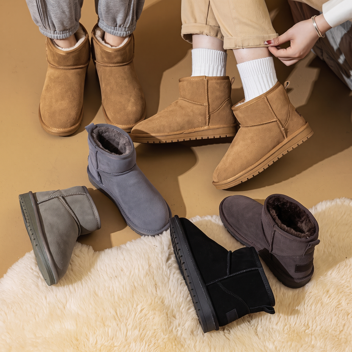 Women's Snow Comfortable Winter Boots, Fur Fuzzy Platform Ankle